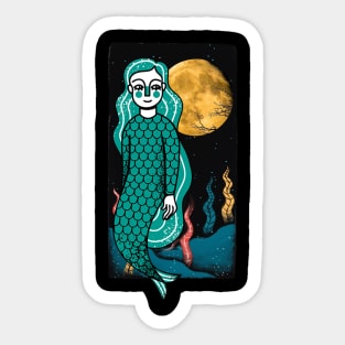 mermaid ghost Sticker